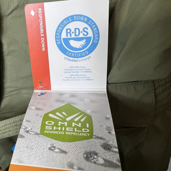 Columbia Women's Size 2X Ardenwood Novelty Down Parka Jacket Green Belt Winter - Picture 12 of 12